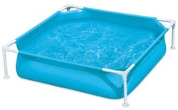 Summer Waves zwembad opzetzwembad 122x122x30 cm blauw kinderbad