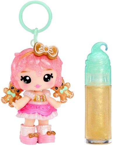 MGA Entertainment poupée Gigi Gingerbread set gloss à lèvres porte-clés enfants-2