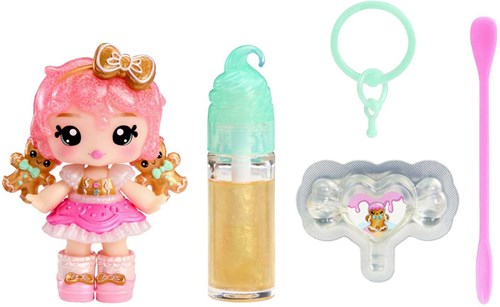 MGA Entertainment poupée Gigi Gingerbread set gloss à lèvres porte-clés enfants-3