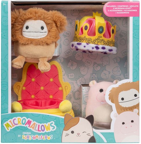 Squishmallows peluche parade float micromallows set avec accessoires