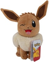 Pokémon pluche knuffel Eevee winking 20 cm - zachte speelgoed Pokémon