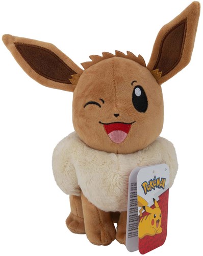 Pokémon pluche knuffel Eevee winking 20 cm - zachte speelgoed Pokémon