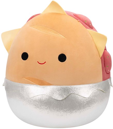Squishmallows peluche sandwich boulettes de viande 40cm jouet