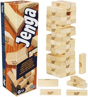 Hasbro Jenga Jeu de société avec dé numérique - Blocs en bois-3