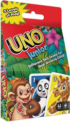 Mattel kaartspel UNO Junior - leuk kinderspel met dierenafbeeldingen