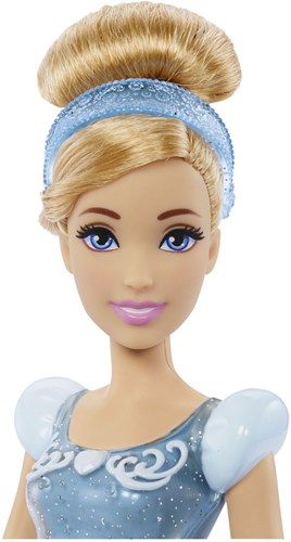 Mattel Disney Princess pop Assepoester met accessoires en glitterjurk-2