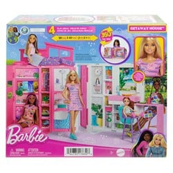 Barbie Vakantiehuis poppenhuis met pop - Barbie huis speelset