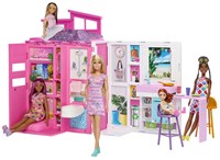 Barbie Maison de vacances maison de poupée avec poupée - Set de jeu maison Barbie-2