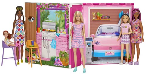 Barbie Maison de vacances maison de poupée avec poupée - Set de jeu maison Barbie-3