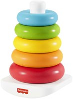 Fisher-Price Kleurenringpiramide Eco Stapelringen Baby Speelgoed-2