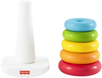 Fisher-Price Kleurenringpiramide Eco Stapelringen Baby Speelgoed-3