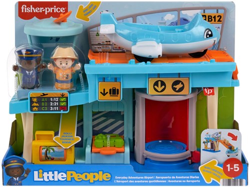 Fisher-Price Little People aéroport jouet - set de jeu aventure