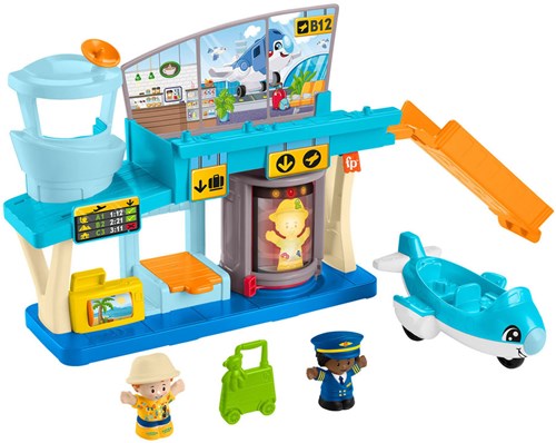 Fisher-Price Little People aéroport jouet - set de jeu aventure-2