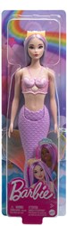 Barbie zeemeerminpop paarse staart fantasie speelgoed