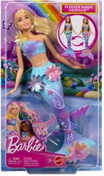 Mattel Barbie zeemeermin pop Flower Magic met magische bloemenstaart