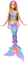 Mattel Barbie zeemeermin pop Flower Magic met magische bloemenstaart-2