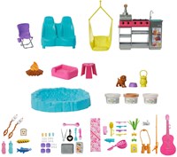 Mattel Barbie camper speelgoedauto - droomcamper speelset met accessoires-3