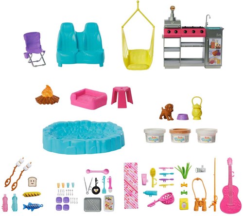 Mattel Barbie camper speelgoedauto - droomcamper speelset met accessoires-3