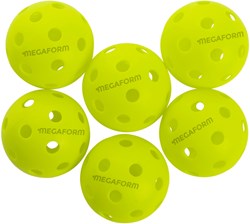 Megaform pickleball ballen set indoor 6 stuks - pickleball sport