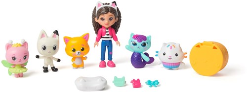 Spin Master Gabby's Poppenhuis speelfigurenset met Gabby en 5 katjes-3