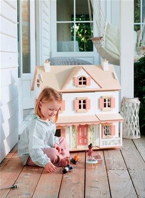 Tender Leaf maison de poupée en bois Hummingbird - maison de jeu colorée pour enfants-3