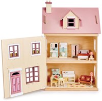 Tender Leaf poppenhuis - houten Villa Foxtail met meubels voor kinderen-3