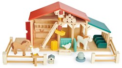 Tender Leaf houten boerderij speelset met dieren en accessoires - duurzaam speelgoed