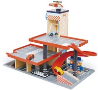 Tender Leaf houten garage en werkplaats - speelset met auto's