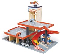Tender Leaf houten garage en werkplaats - speelset met auto's-2