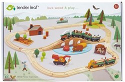 Tender Leaf houten treinset Wild Pines - houten speelgoed treinbaan