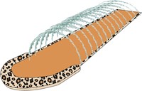 Swim Essentials waterglijbaan beige luipaardprint - opblaasbare sprinkler-2