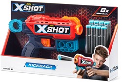 X-Shot Kickback met 8 Darts