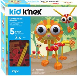 K'nex bouwset Safari Mates - kleurrijk constructiespeelgoed voor kinderen