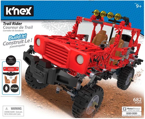 K'Nex Motorized Red Jeep - Jeu de construction