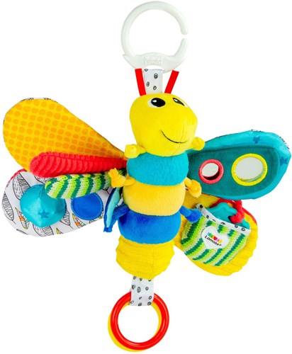 Tomy babyspeelgoed Freddie de Vuurvlieg - sensorisch pluche knuffel-2