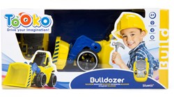 Bestuurbare Bulldozer speelgoed met afstandsbediening en geluid