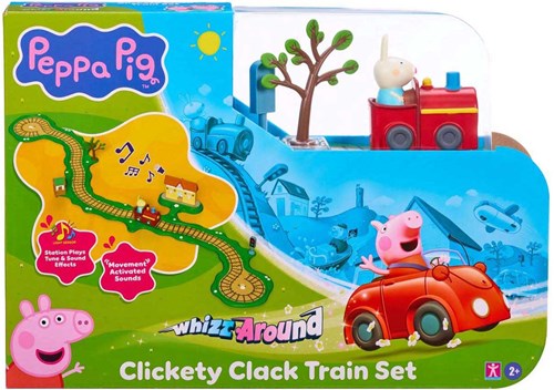 Spectron Peppa Pig speelgoed treinset - interactieve speelbaan met geluid