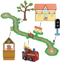 Spectron Peppa Pig speelgoed treinset - interactieve speelbaan met geluid-2