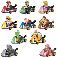 Spectron Mario Kart speelgoedauto pull-back mini raceauto kunststof