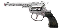 Klappertjespistool speelgoed revolver 100 schots metaal cowboy accessoire
