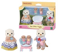 Sylvanian Families famille loutre de mer coffret jouet - adorables poupées-3