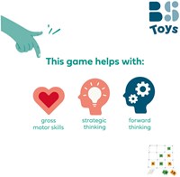 BS Toys Mega Buitenspel Boter Kaas en Eieren - Tic Tac Toe-3