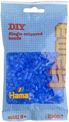 Hama perles à repasser - bleu transparent - 1000 pièces jouet créatif