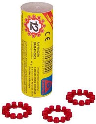 Johntoy klappertjes speelgoedpistool 12 schots ring 240 schoten