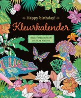 Deltas calendrier d'anniversaire à colorier Tropical - calendrier coloriage adultes-2