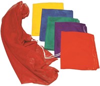 Megaform opbergzakken set mesh 6 kleuren - ademende sporttas