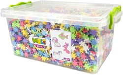 K'nex bouwblokken set pastel 5000 stuks creatief speelgoed