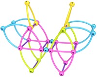 Meli bouwset roze 150 stuks - creatief constructiespeelgoed voor kinderen-3