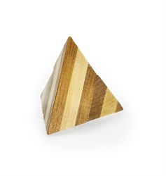 Eureka 3D Bamboe Puzzel - Piramide breinbreker duurzaam speelgoed
