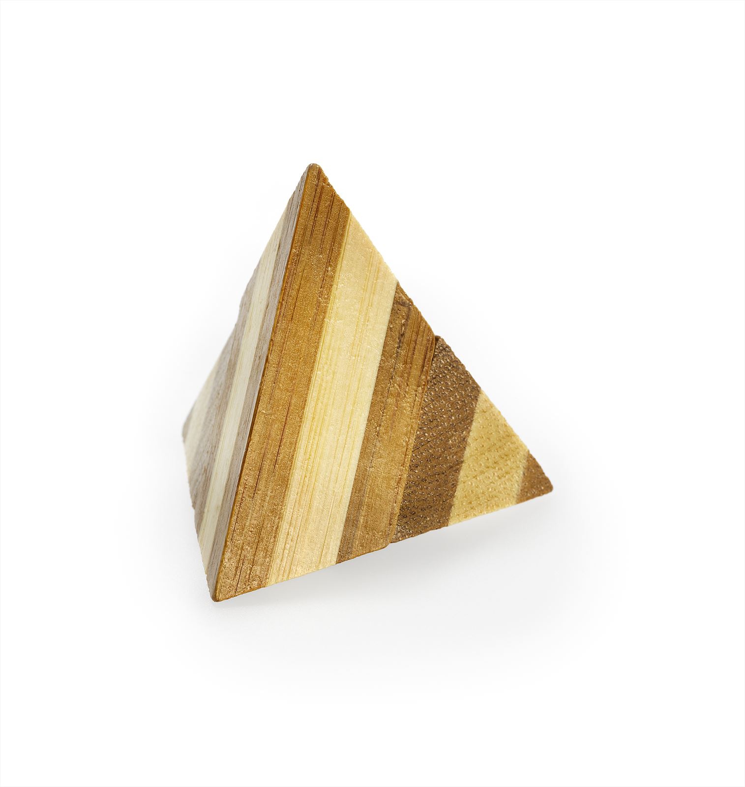 Casse-tête 3D en bambou Eureka - Pyramide